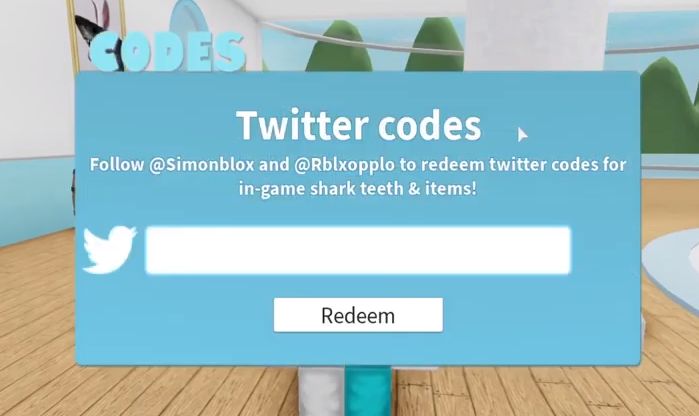 Sharkbite Twitter Codes April 2020