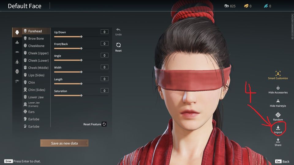 Naraka Bladepoint: Character Presets for Character Customization 800+