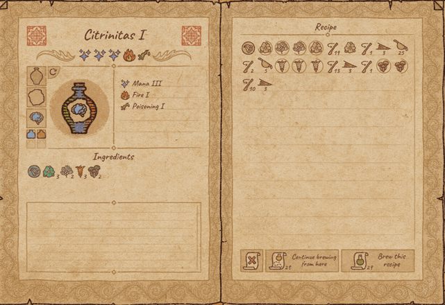 Potion Craft: Potions for Alchemy Machine
