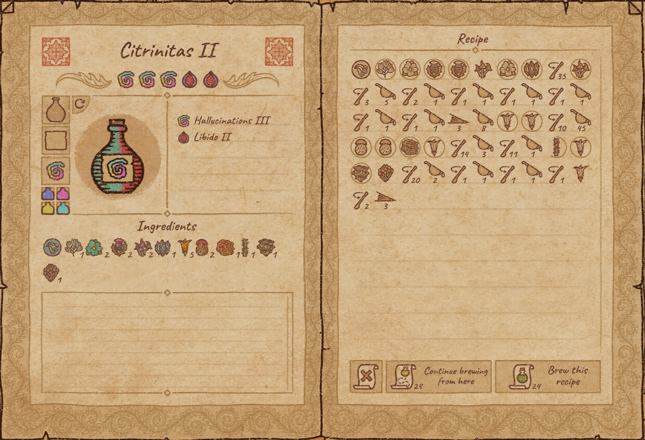 Potion Craft: Potions for Alchemy Machine