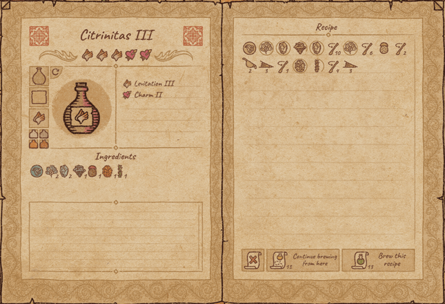 Potion Craft: Potions for Alchemy Machine