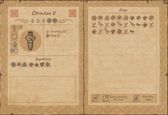 Potion Craft: Potions for Alchemy Machine
