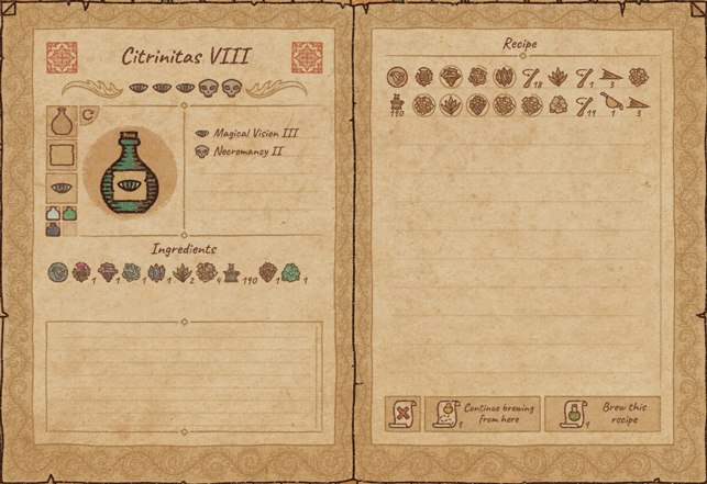 Potion Craft: Potions for Alchemy Machine