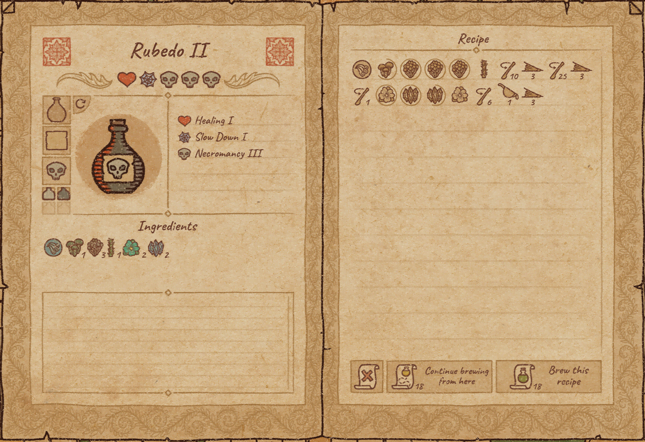 Potion Craft: Potions for Alchemy Machine
