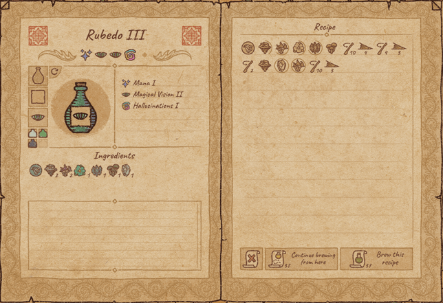 Potion Craft: Potions for Alchemy Machine