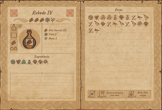 Potion Craft: Potions for Alchemy Machine