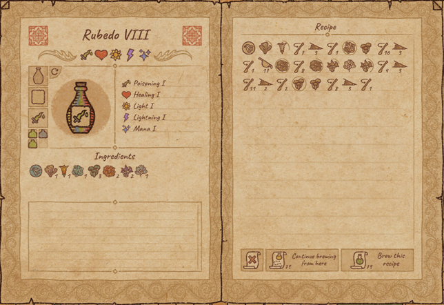 Potion Craft: Potions for Alchemy Machine