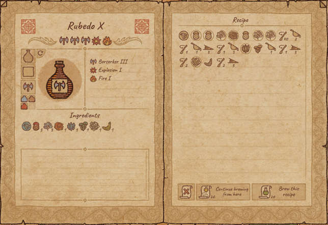Potion Craft: Potions for Alchemy Machine