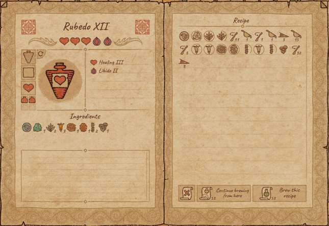 Potion Craft: Potions for Alchemy Machine