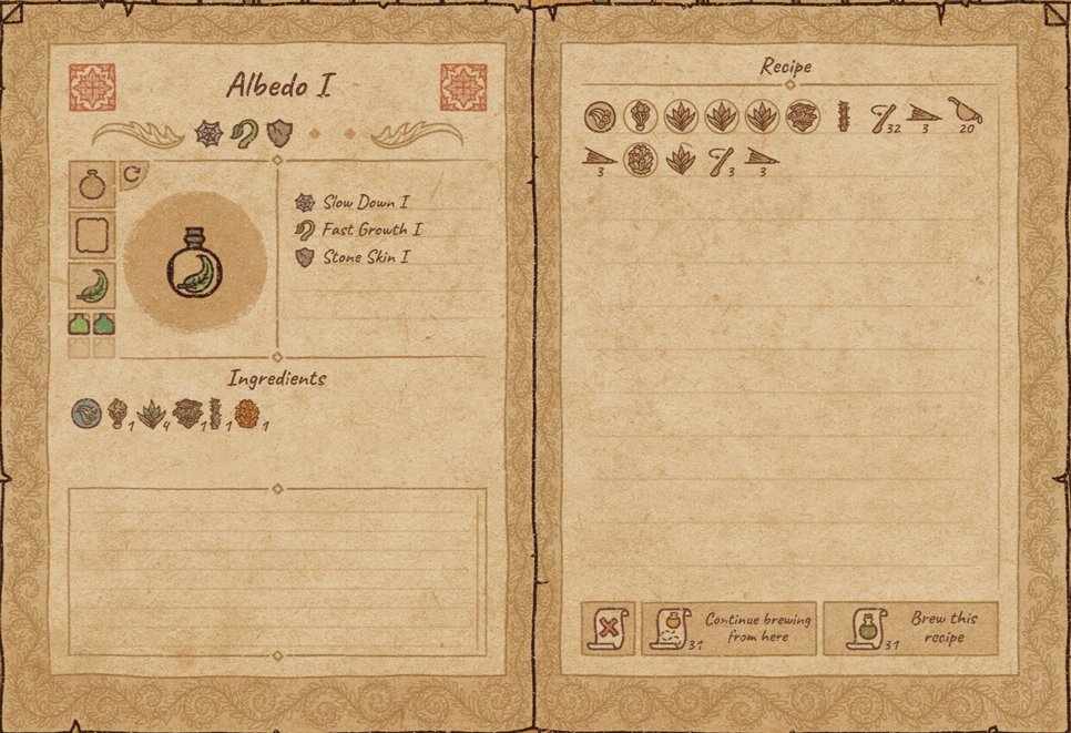 Potion Craft: Potions for Alchemy Machine