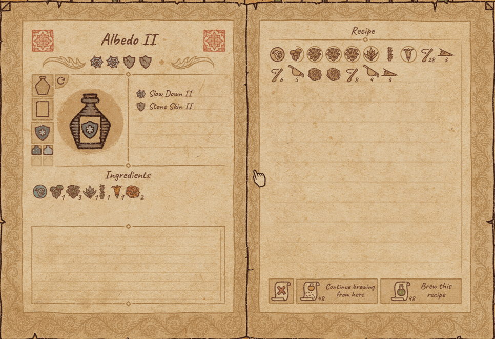 Potion Craft: Potions for Alchemy Machine