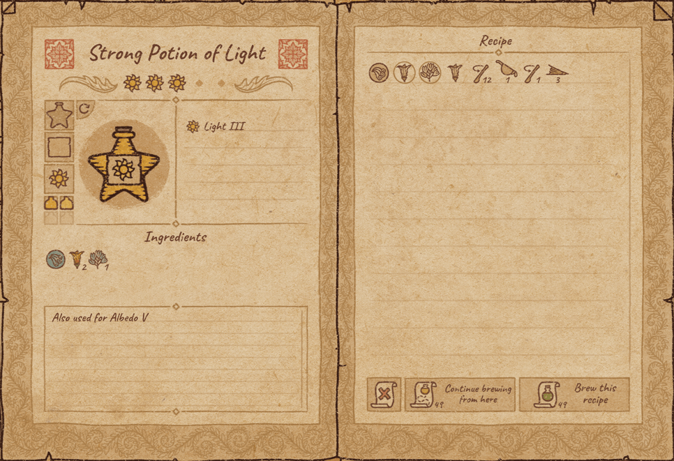 Potion Craft: Potions for Alchemy Machine