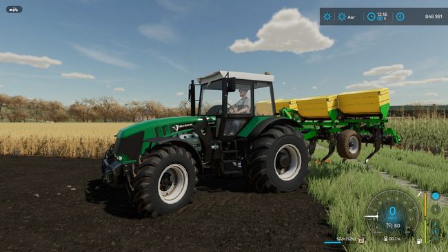Farming Simulator 22 Steering wheel return force & increase in drawing range