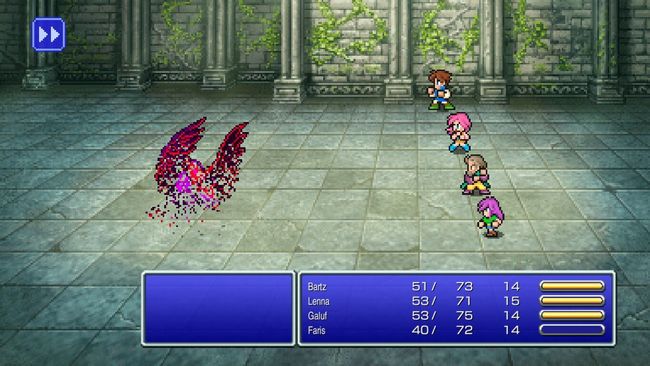 Final Fantasy V Blue mage spells and their earliest collection points