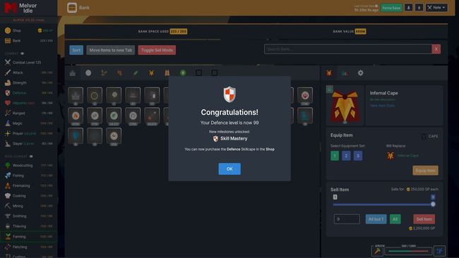 Melvor Idle: Adventure Mode Guide
