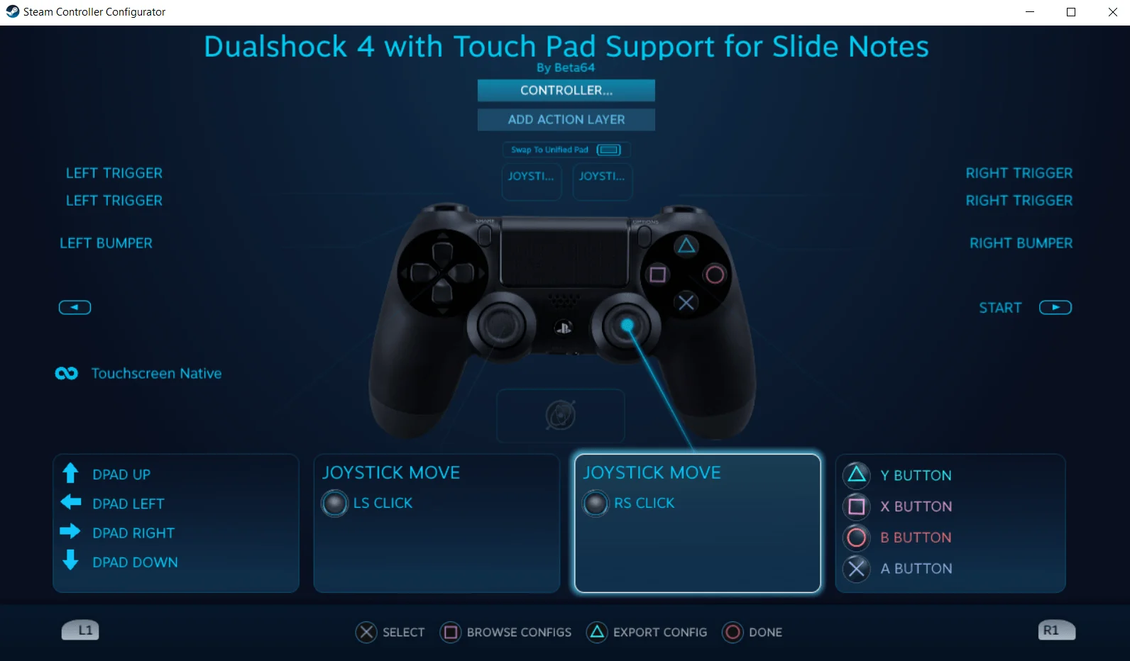 How to use DS4 Touch Pad for Slide Notes-11