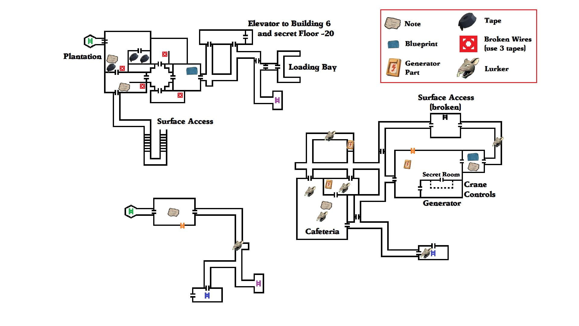 Raft Tangaroa Map