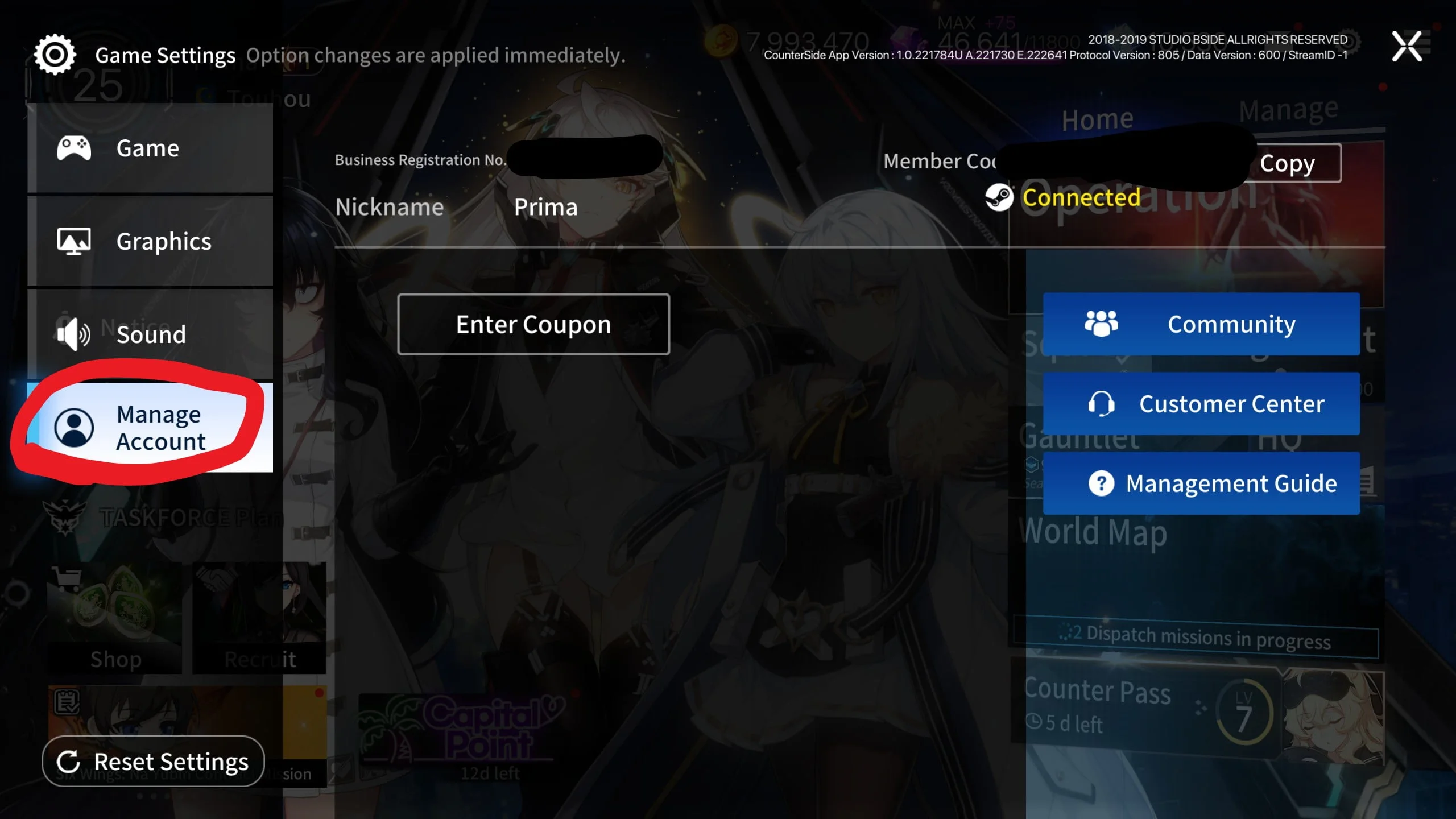CounterSide Active Global Coupon Codes (Updated 9/9)