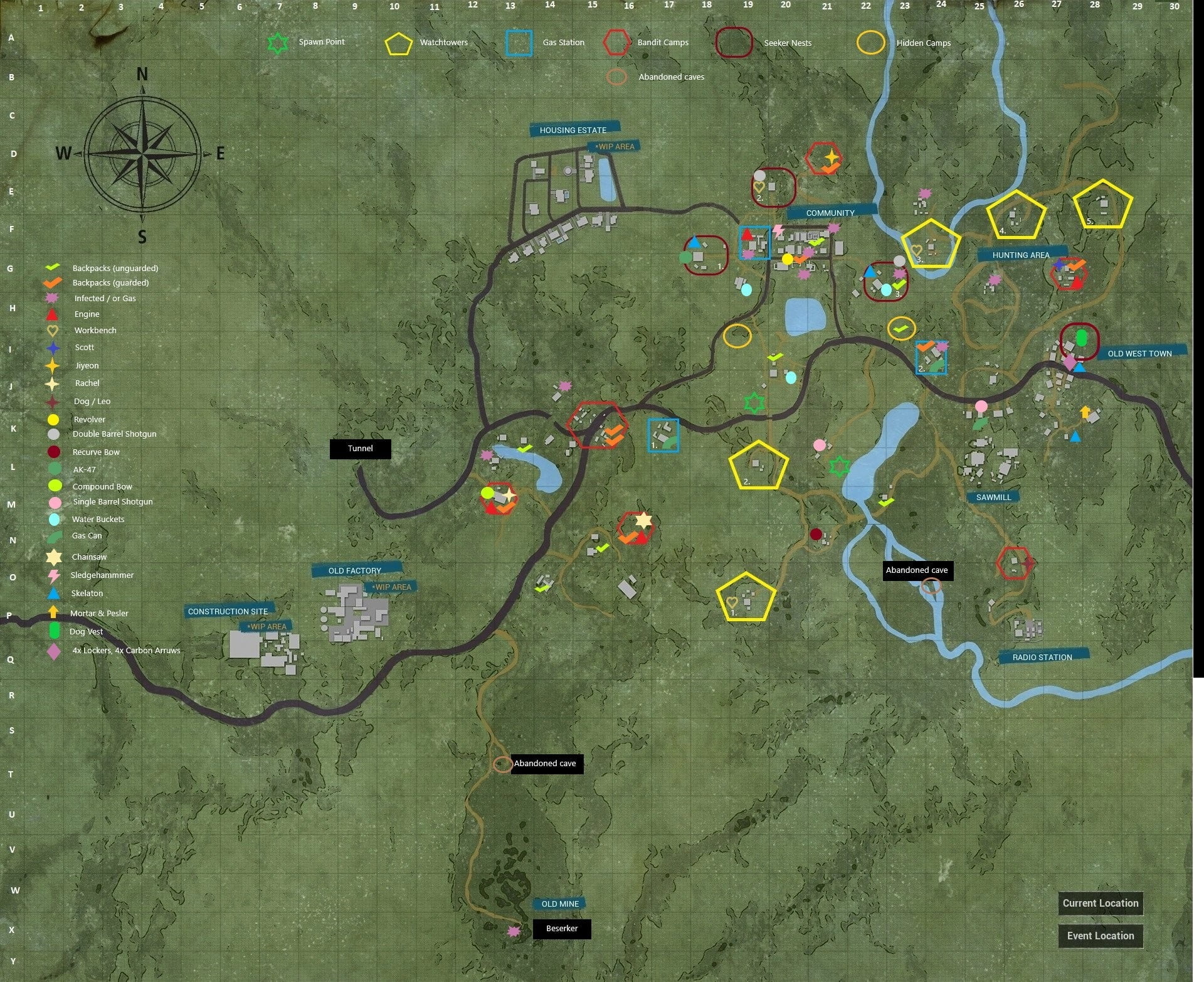 Mist Survival Aktualisiert 5.1 und Karte