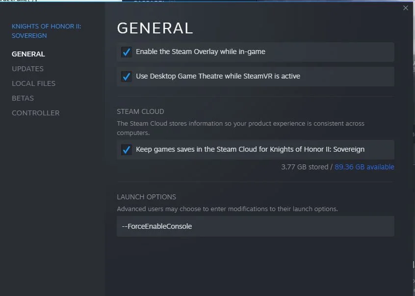In-Game Cheats In-Game Cheats