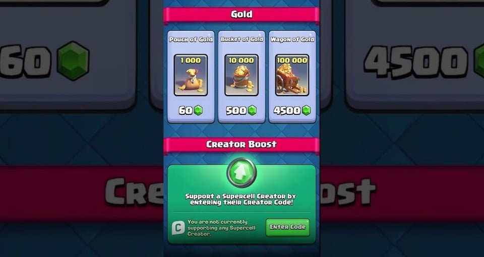 How to use Clash Royale creator codes