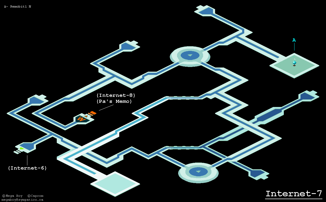 Megaman Battle Network 1 - Maps