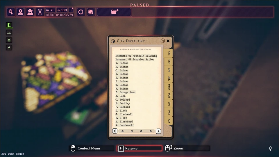 Shadows of Doubt How to give your citizens custom names
