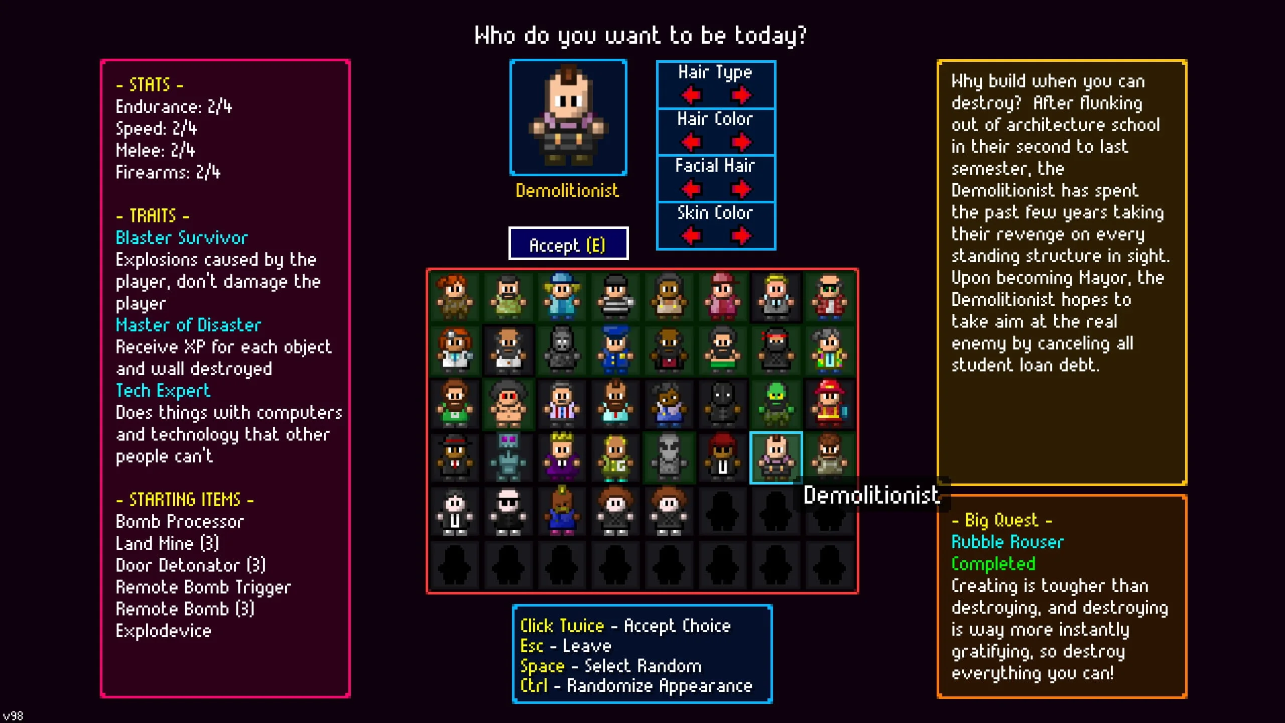 Ranking classes by ease of completing Big Quest/Campaign Ranking classes by ease of completing Big Quest/Campaign