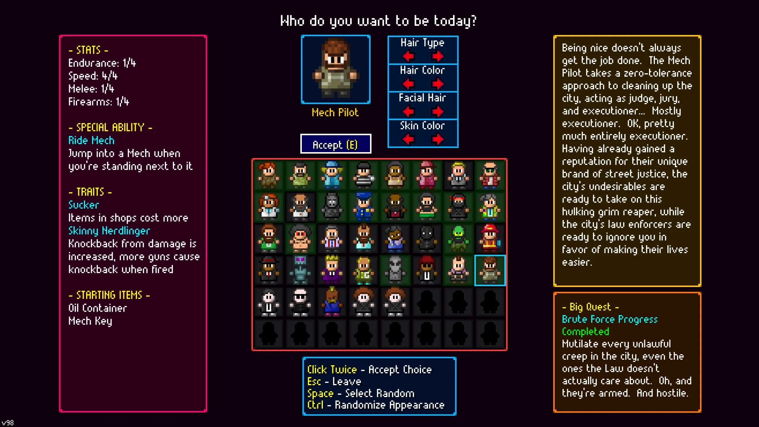 Ranking classes by ease of completing Big Quest/Campaign Ranking classes by ease of completing Big Quest/Campaign