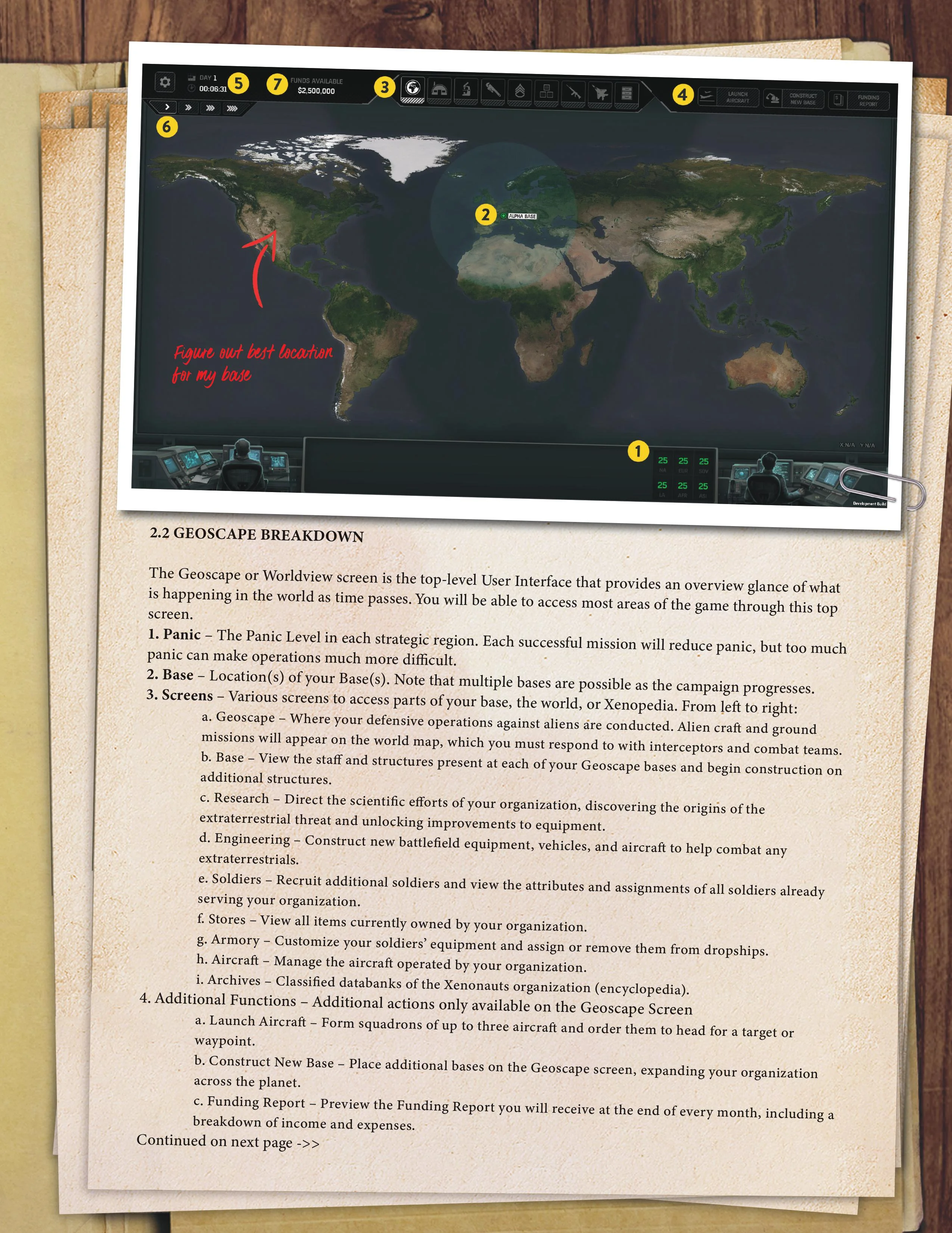 Xenonauts 2 - Official Early Access Quick Start Guide Xenonauts 2 - Official Early Access Quick Start Guide