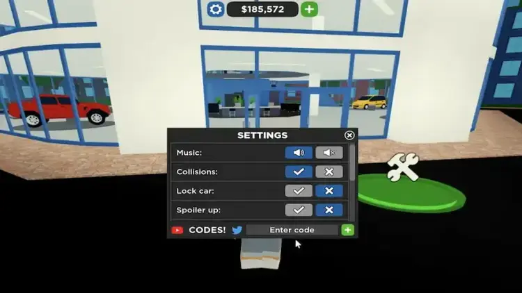 How to redeem codes in Car Dealership Tycoon?