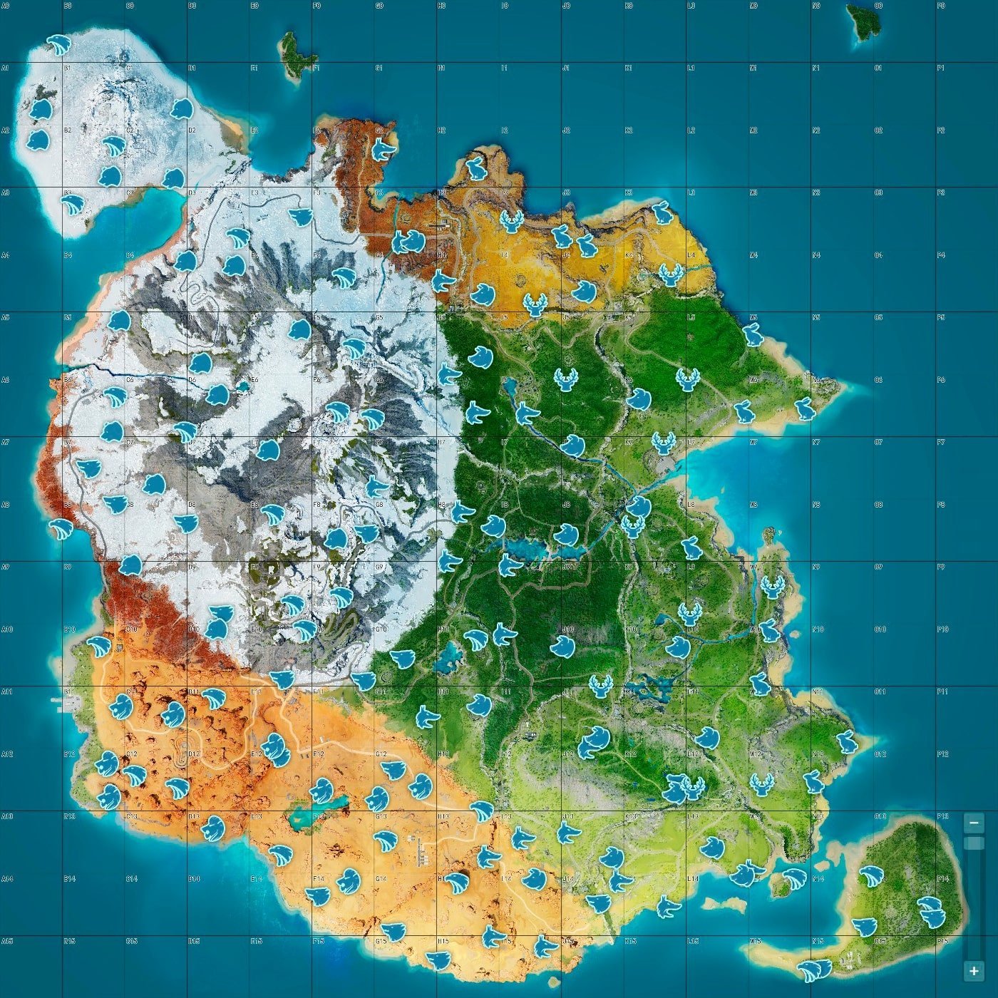 The Front Full Map: Loot Locations, Mines, Oil Fields, Camps & More