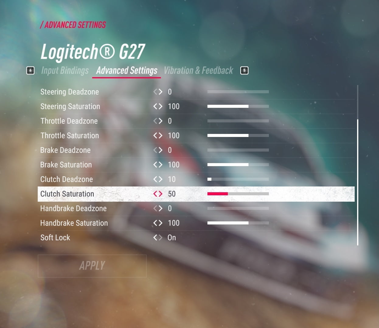 Proper FFB settings for Logitech G25/G27/G29 wheels