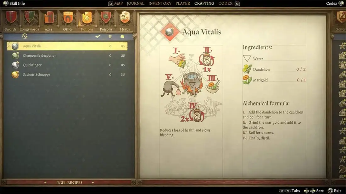 Kingdom Come Deliverance 2 Alchemy Recipes Guide