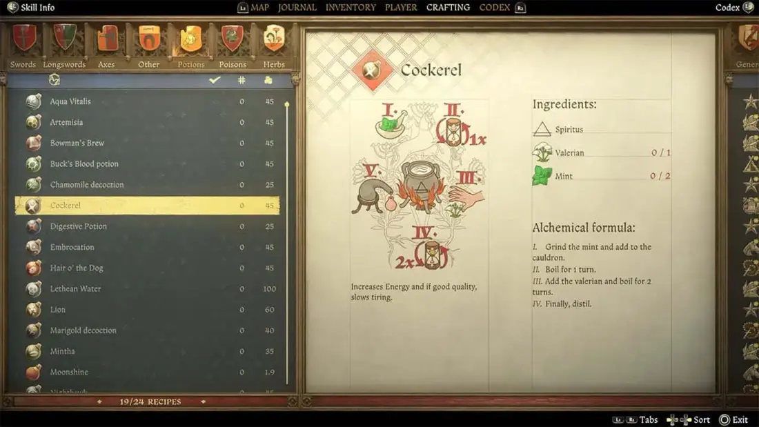 Kingdom Come Deliverance 2 Alchemy Recipes Guide