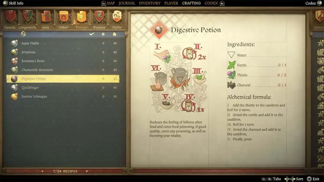 Kingdom Come Deliverance 2 Alchemy Recipes Guide