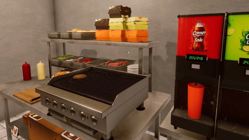 Corner Kitchen Fast Food Simulator Product Prices & Profits