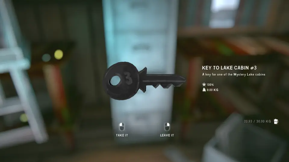 The Long Dark: Lake Cabin Keys Walkthrough