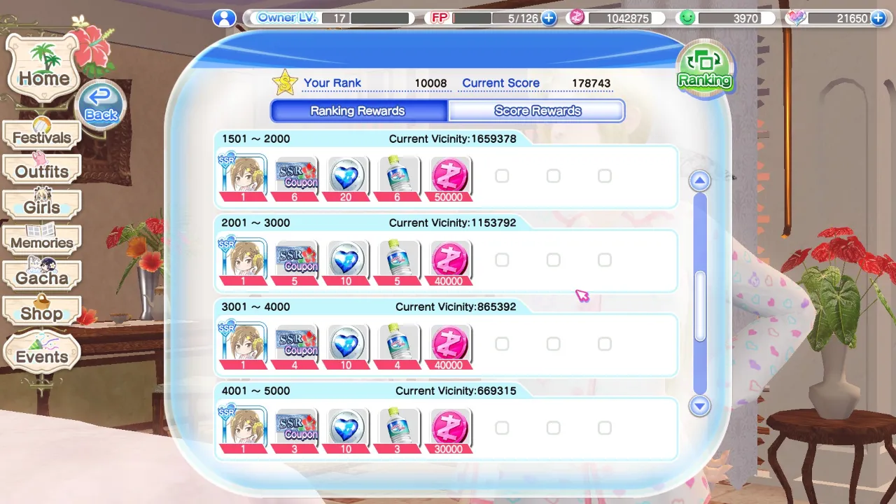 DOAXVV: Events Guide | Event Shop & Rewards