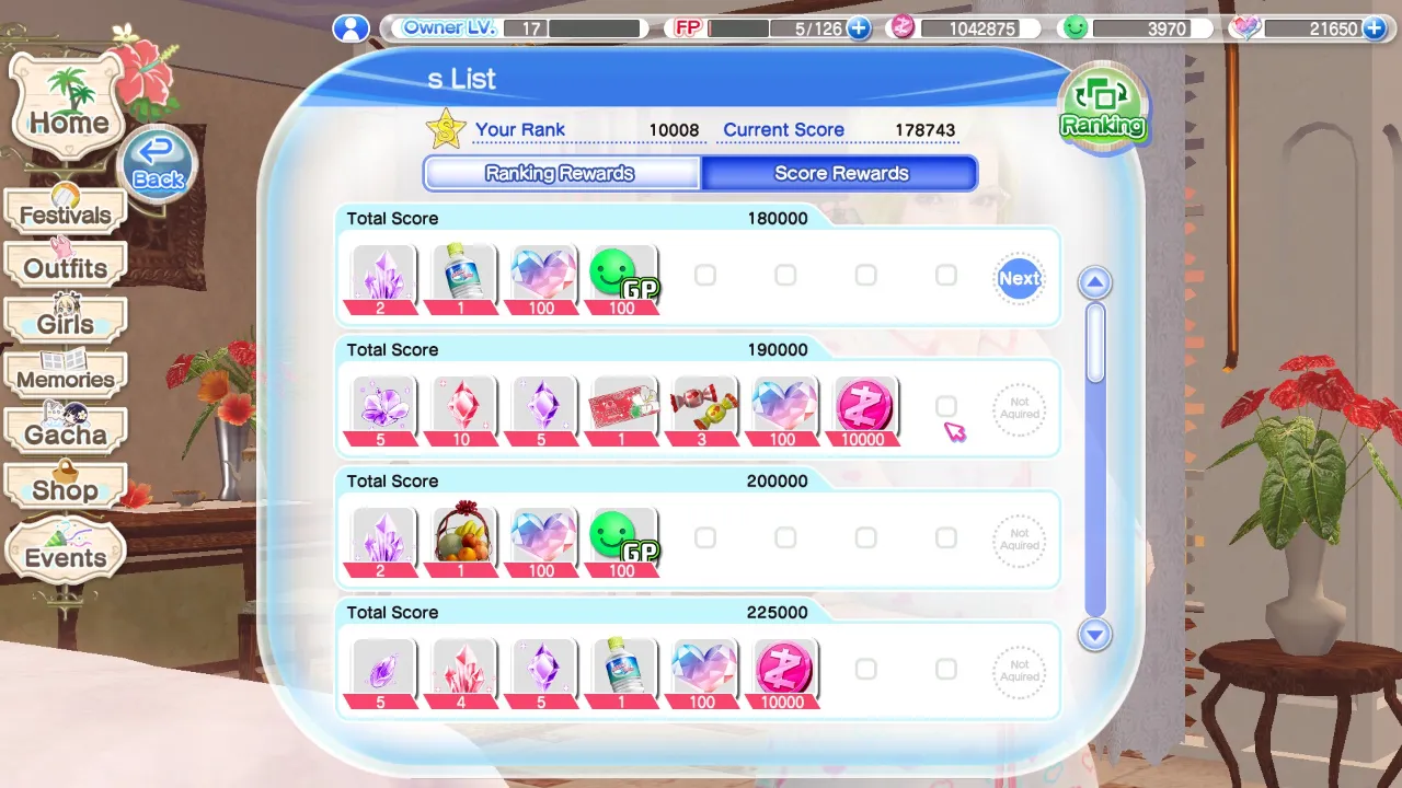 DOAXVV: Events Guide | Event Shop & Rewards