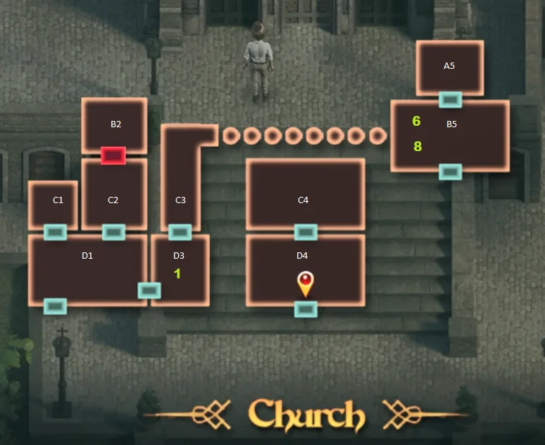 Broken Key Locations Treasure of Nadia: Broken Key Locations